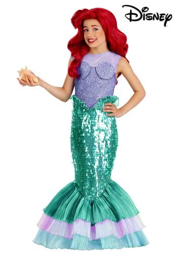 Premium Disney The Little Mermaid Girls Ariel Costume