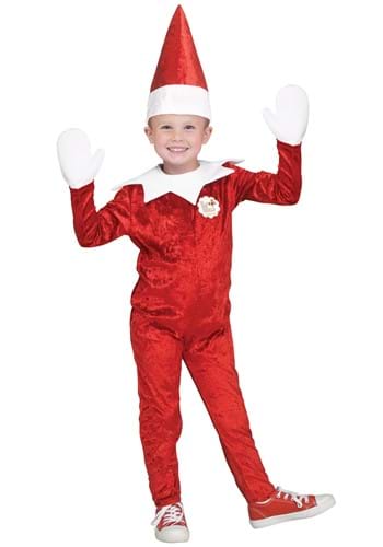 Boys Toddler Deluxe Elf on the Shelf Costume