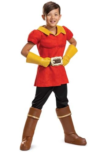 Boys Deluxe Disney Beauty Beast Gaston Costume
