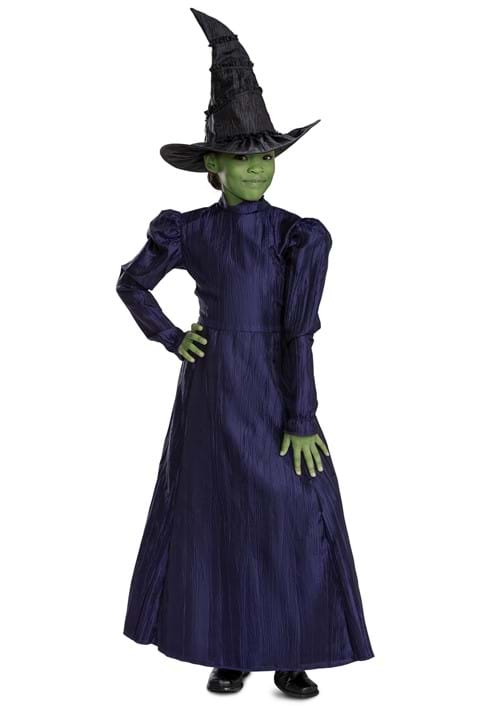 Wicked Kid's Deluxe Elphaba Costume Dress | Wicked Costumes