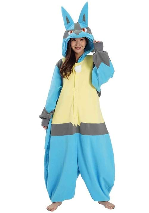 Adult Pokemon Lucario Kigurumi Costume