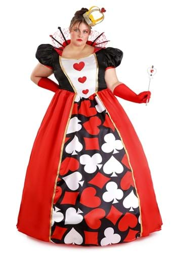 Plus Size Wonderland Queen of Hearts Costume