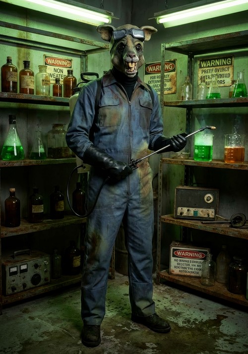 Adult Revenge Rat Exterminator Premium Costume
