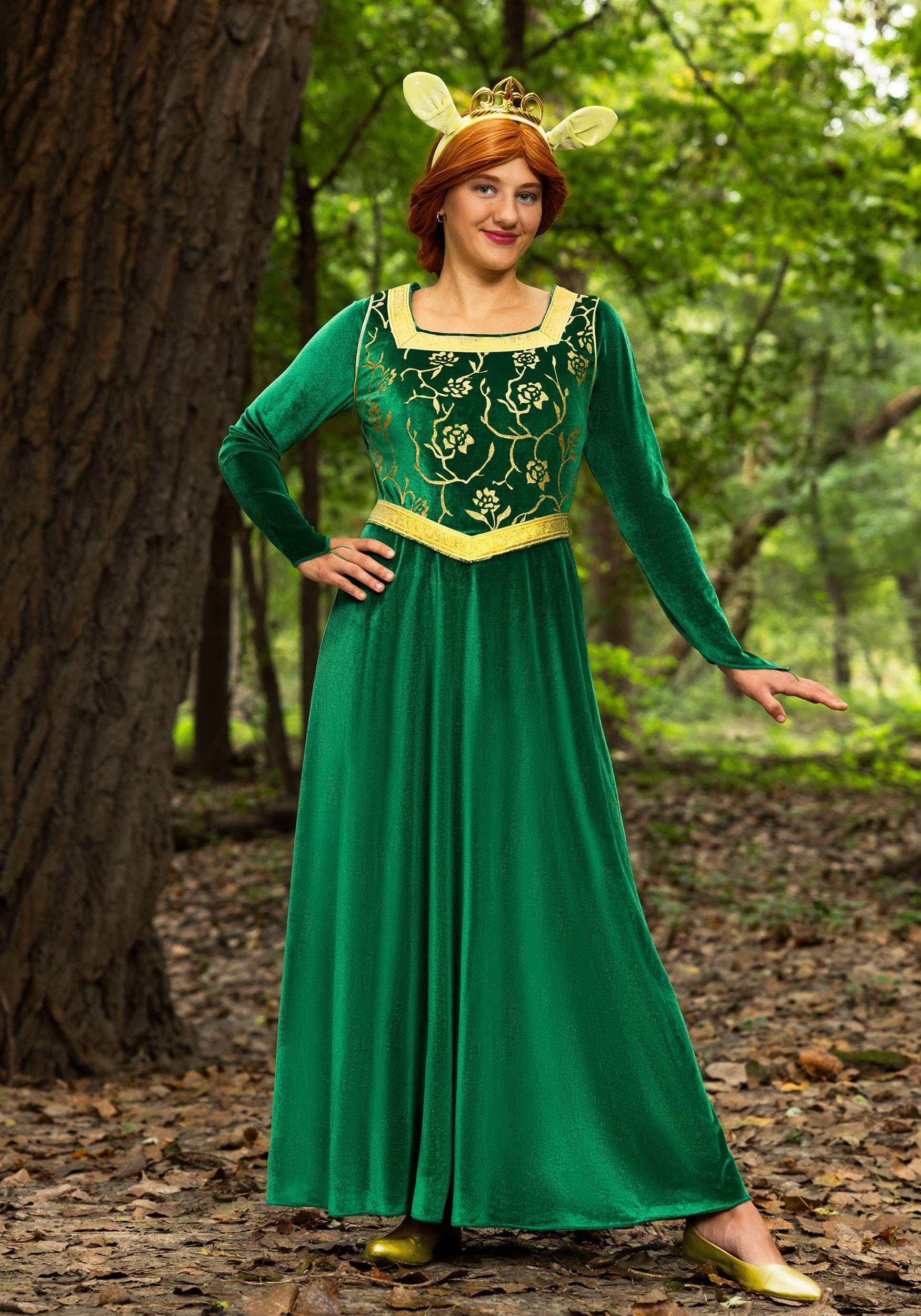 Women's Deluxe Shrek Fiona Costume Dress | Shrek Costumes