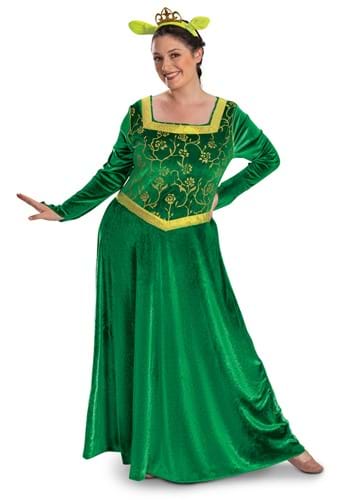 Womens Deluxe Shrek Fiona Costume Dress