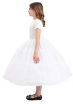 Girls Premium Full Length White Petticoat Accessory Alt 3
