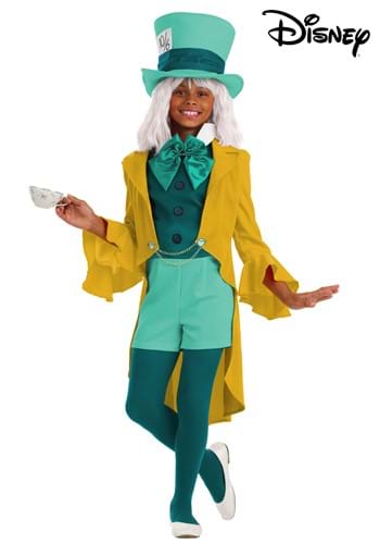 Disney Mad Hatter Girls Costume