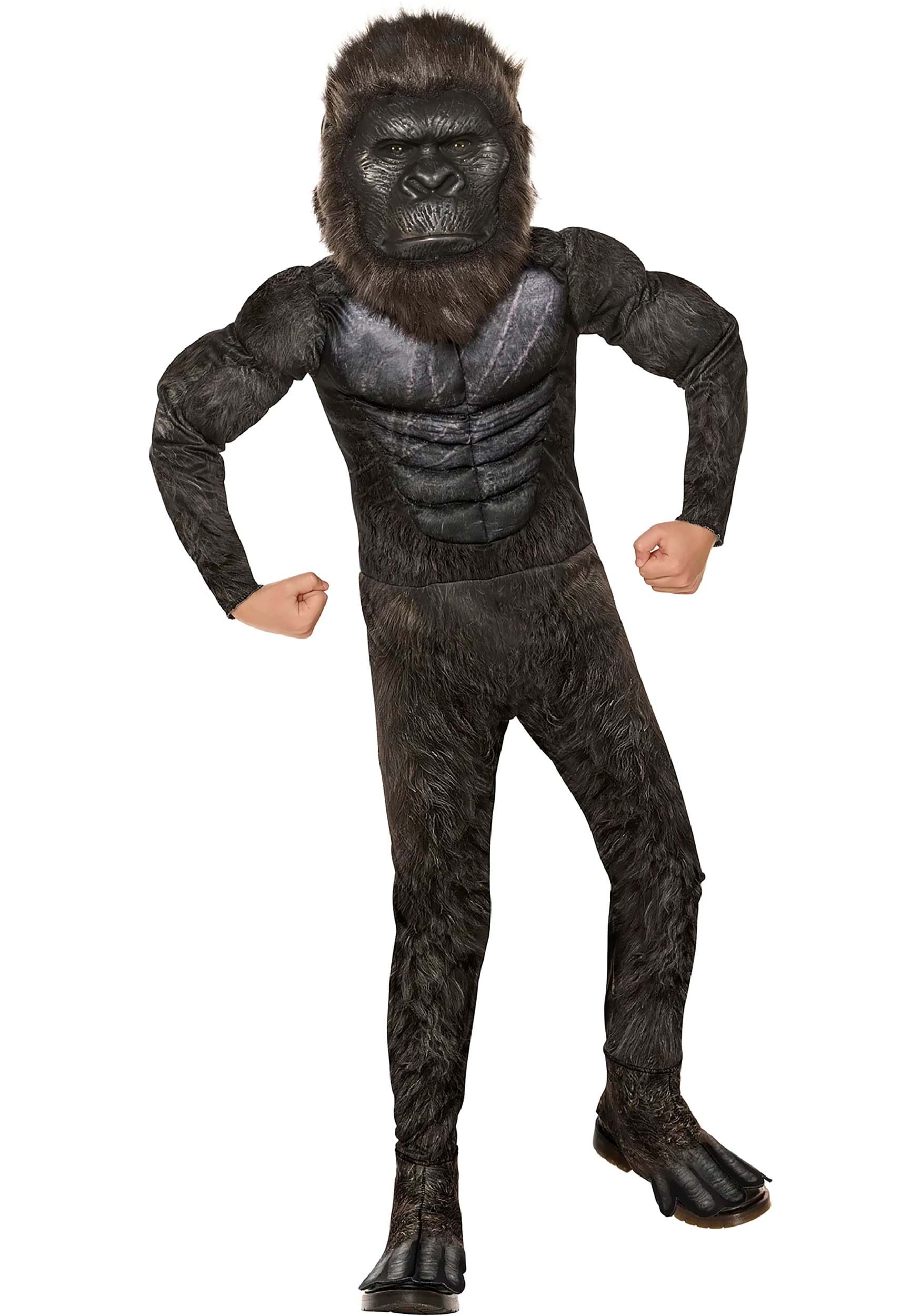 King Kong Gorilla Suit – Silver Back Ape Monkey Child Costume By California Costume Collections