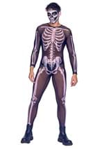 Sexy Mesh Skeleton Jumpsuit Costume for Men