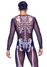 Sexy Mesh Skeleton Jumpsuit Costume for Men