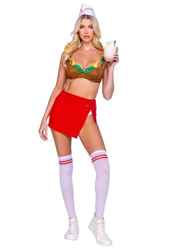 Sexy Fast Food Burger Baddie Costume for Women