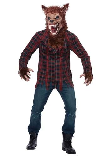 Mens Full Moon Werewolf 3 Piece Costume