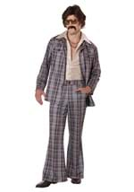 Mens 3 Piece 70s Plaid Leisure Suit Costume