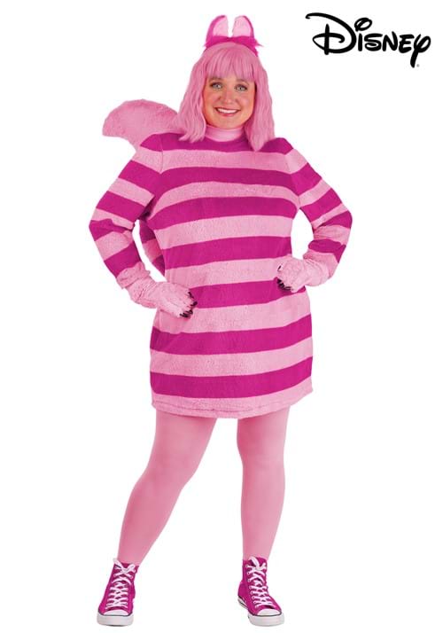 Plus Size Disney Cheshire Cat Costume Dress for Women