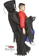Kids Inflatable Ghost Face Piggyback Costume Alt 3