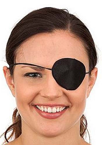 Silk Pirate Costume Black Eyepatch