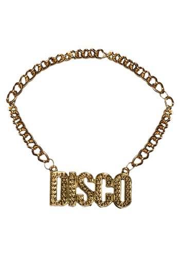 Disco Gold Costume Chain Accessory