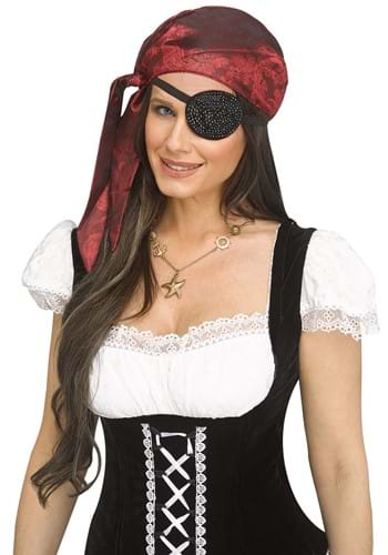 Adult Pirate Rhinestone Eye Patch Accessory