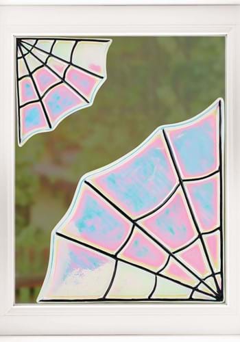 Iridescent Faux Spooky Stainglass Window Cling