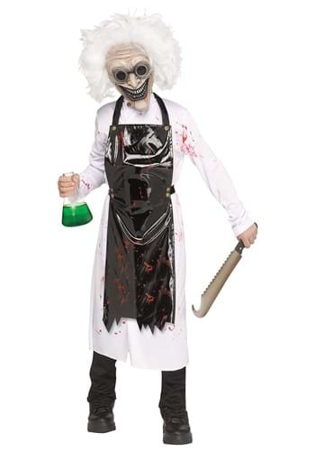 Scary Mad Scientist Kid's Costume