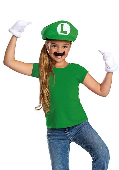 Kid's Classic Luigi Super Mario Accessory Kit