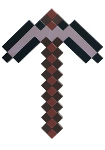 Minecraft Netherite Toy Pickaxe Accessory