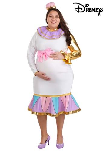 Plus Size Disney Mrs Potts Maternity Costume for Women
