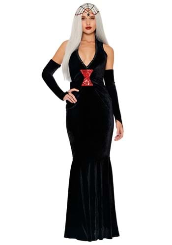 Womens Sexy Horror Story Black Widow Costume Dress