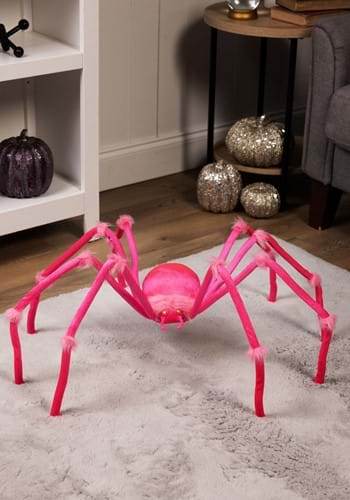 4FT Plush Neon Pink Spider Prop Decoration