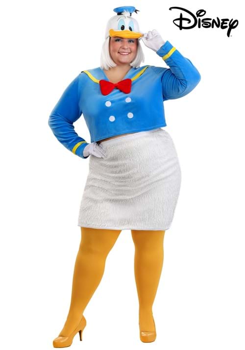 Plus Size Disney Donald Duck Womens Costume
