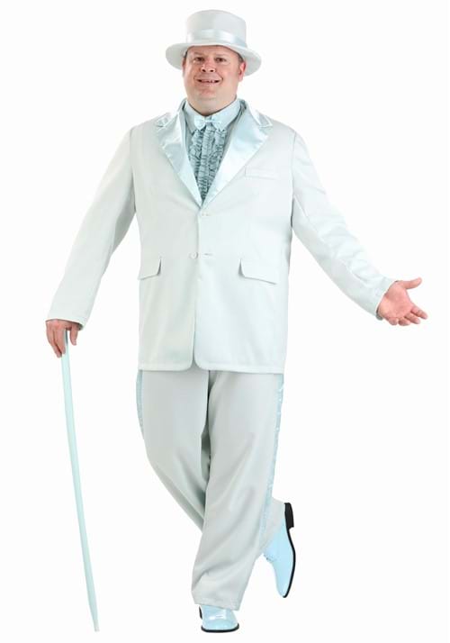 Plus Size Blue Tuxedo Mens Costume