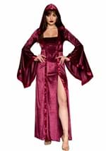 Velvet Hooded Renaissance Maiden Costume Alt 1