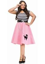 Plus Size Poodle Skirt Dress Womens Costume