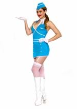 Womens Vintage Toxic Flight Attendant Costume Alt 3