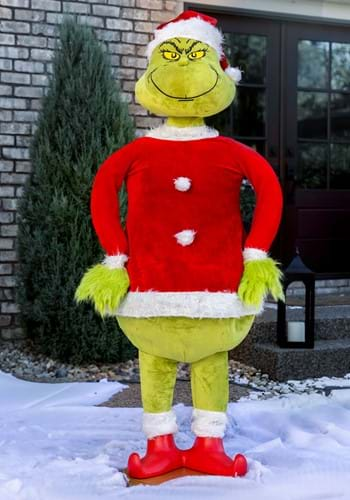 Animatronic Grinch Santa Holiday Decoration