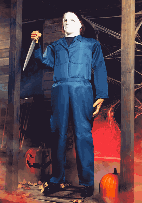 6FT Animatronic Michael Myers Halloween Prop Horror Movie Decorations