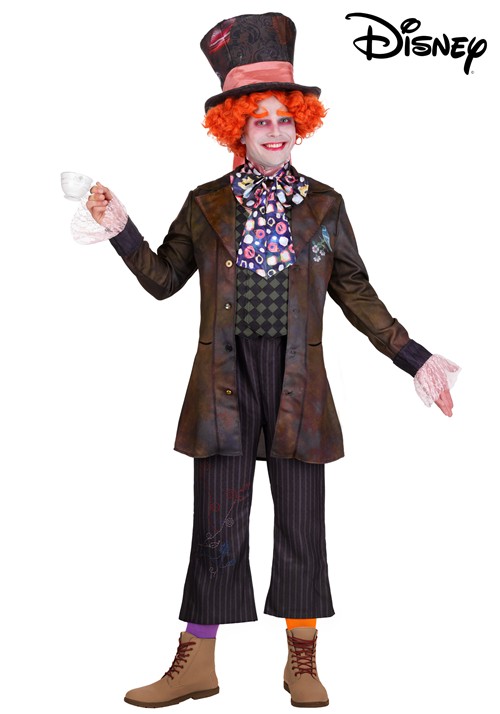 Mens Live Action Deluxe Disney Mad Hatter Costume