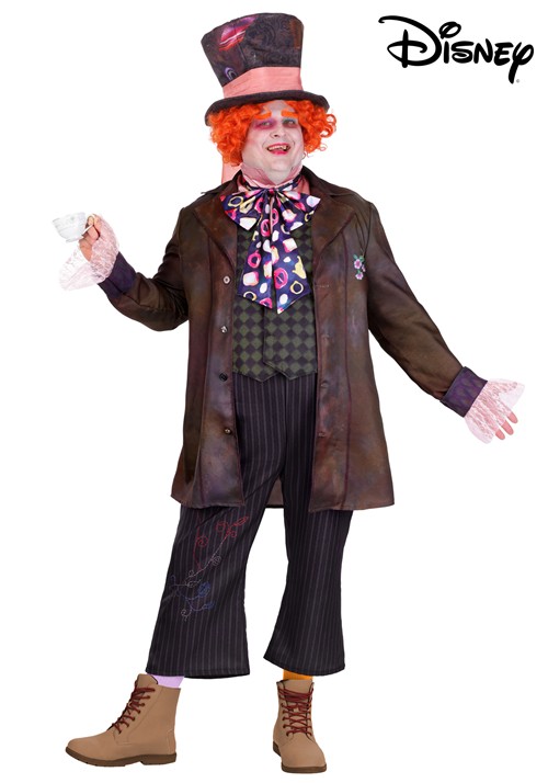 Plus Size Deluxe Live Action Disney Mad Hatter Costume