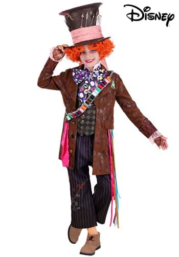 Kids Live Action Disney Mad Hatter Premium Costume