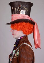 Men's Plus Size Premium Live Action Disney Mad Hatter Costum