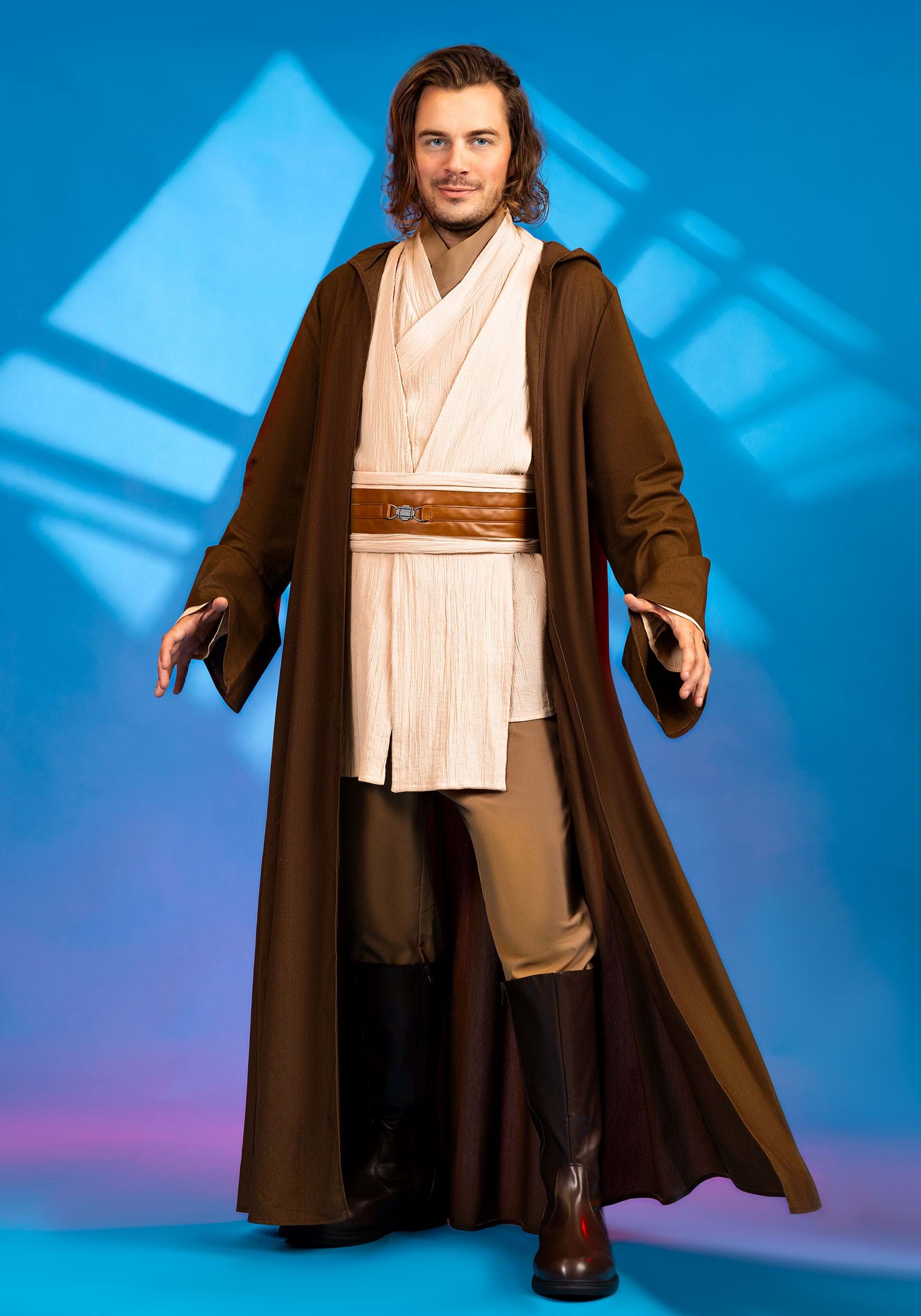 Obi Wan Kenobi retailer Cosplay Costume | Jedi Knight Robe Suit Halloween Costume | Jedi Performance Costumes