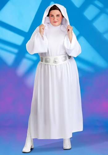 Plus Size Premium Princess Leia Womens Costume