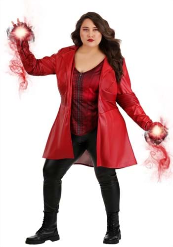 Plus Size Premium Scarlet Witch Womens Costume