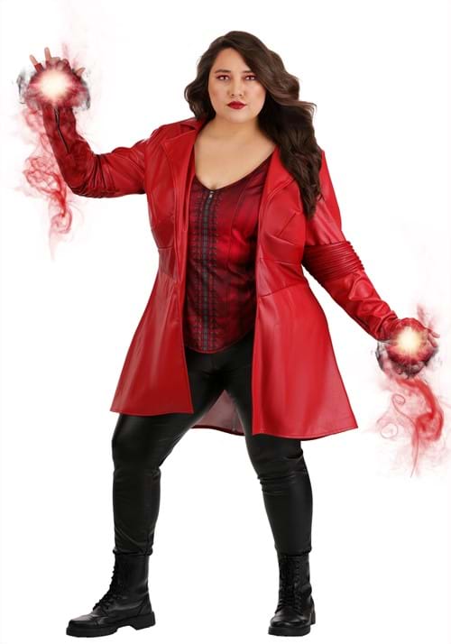 Plus Size Premium Scarlet Witch Womens Costume