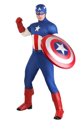 Mens Premium Marvel Captain America Costume