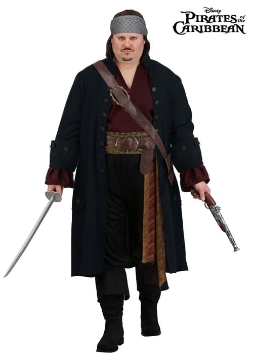 Plus Size Deluxe Disney Will Turner Mens Costume