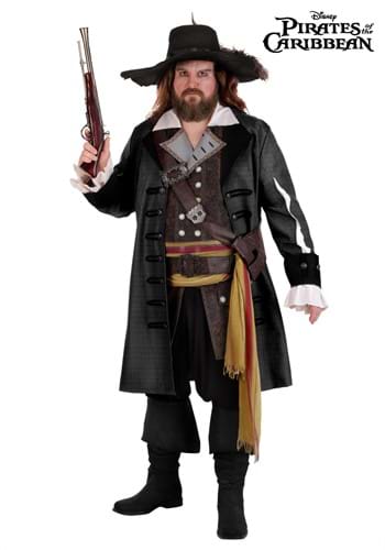 Plus Size Disney Captain Barbossa Mens Costume