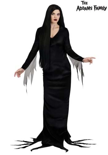 1960s Morticia Addams Womens Costume