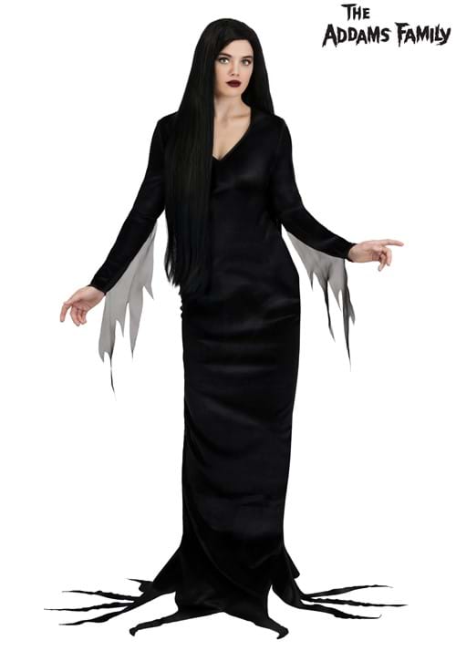 1960s Morticia Addams Womens Costume