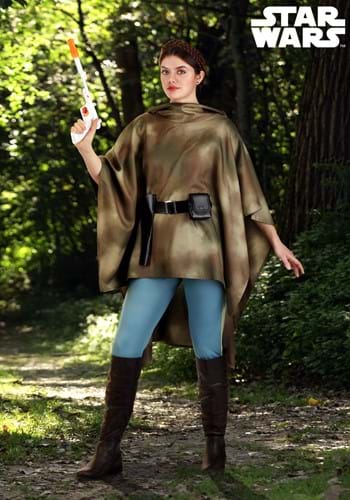 Adult Deluxe Star Wars Endor Battle Leia Costume